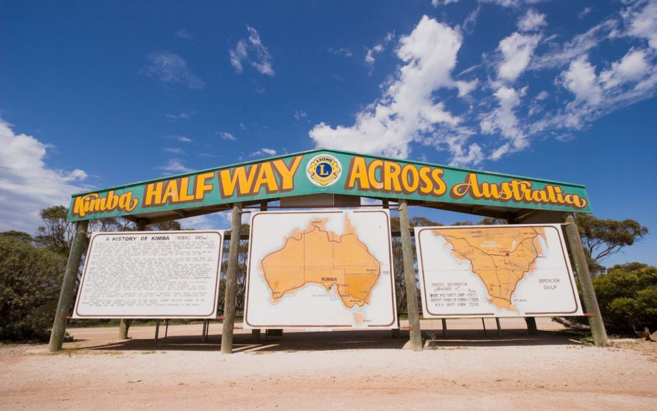 The town is half-way between the west and east coasts of Australia - Credit: Alamy 