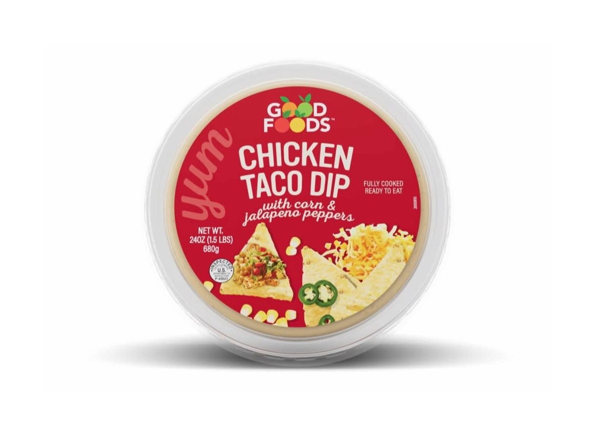 good foods chicken taco dip