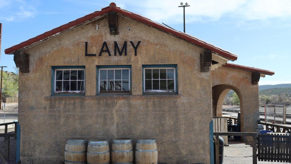 The Lamy Train Station at the Manhattan Project National Historical Park.