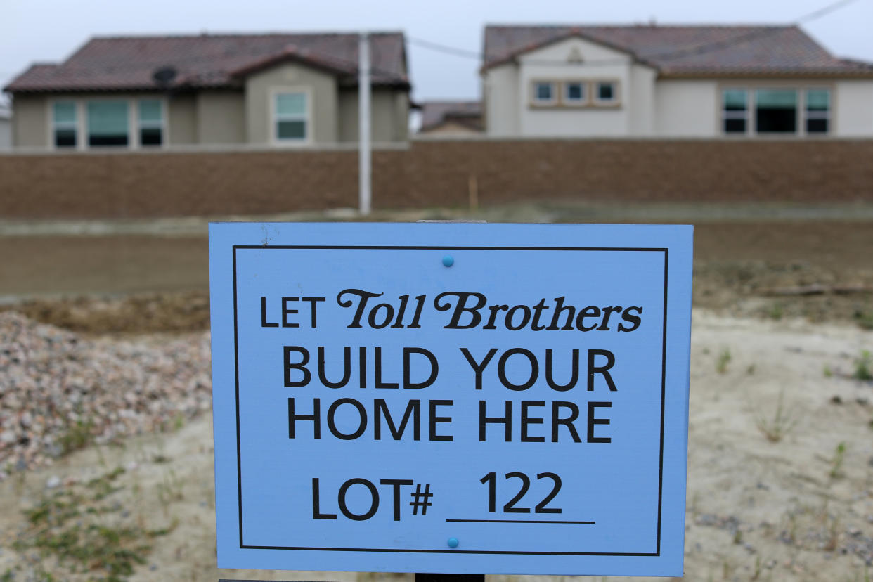 A Toll Brothers residential development is shown in Carlsbad, California, U.S., May 24, 2017. REUTERS/Mike Blake