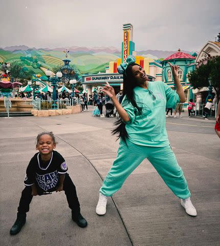<p>Ciara/Instagram</p> Ciara and her son Win posed for photos in the park