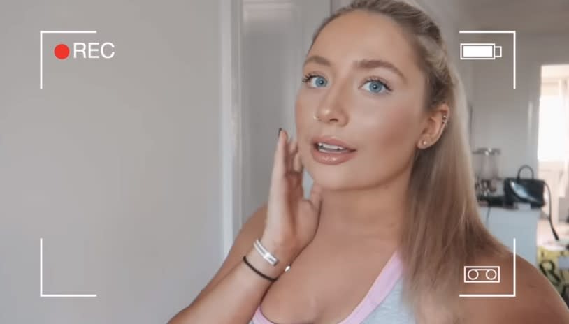 Saffron Barker revealed she has been burgled at home (Credit: YouTube/Saffron Barker)