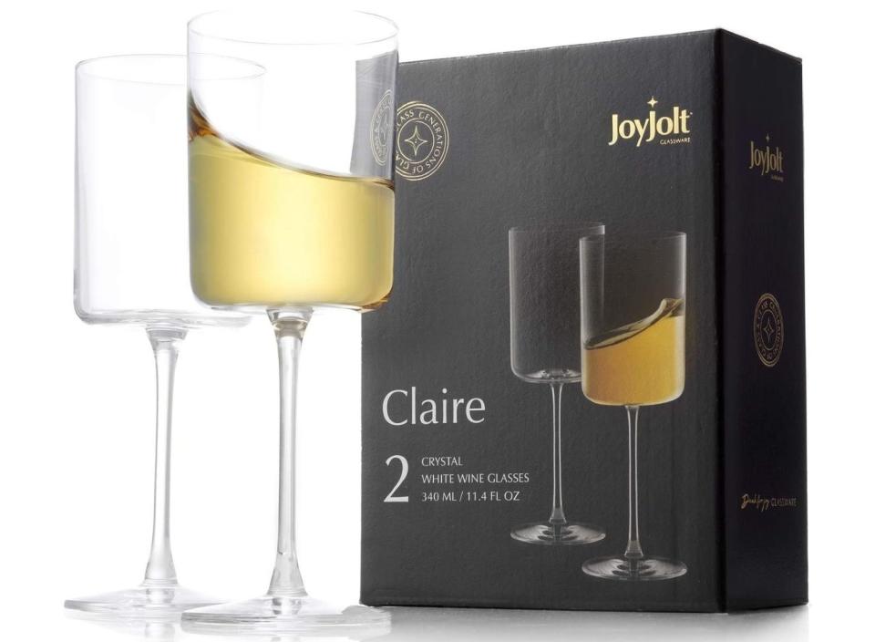 Your favorite wine may taste even better when sipped from delicate crystal stemware. (Source: Amazon)