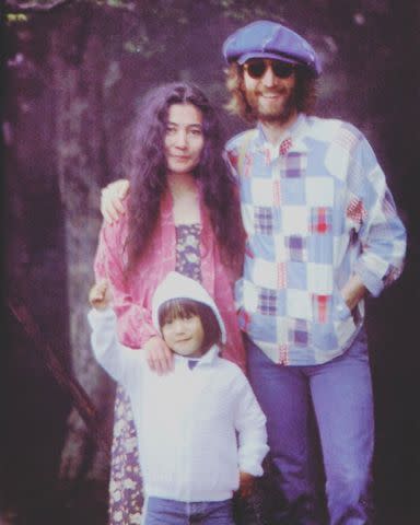 Sean Lennon/Instagram Yoko Ono and John Lennon with son Sean Ono Lennon in the 1970s