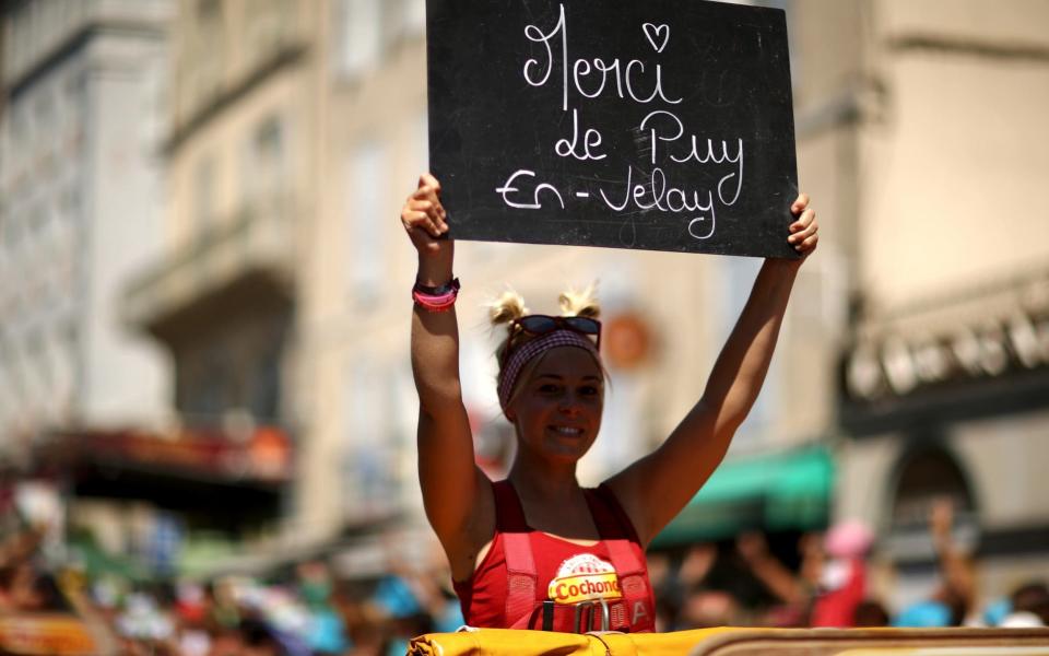 A supporter of the Tour during stage 16 - Credit: Getty