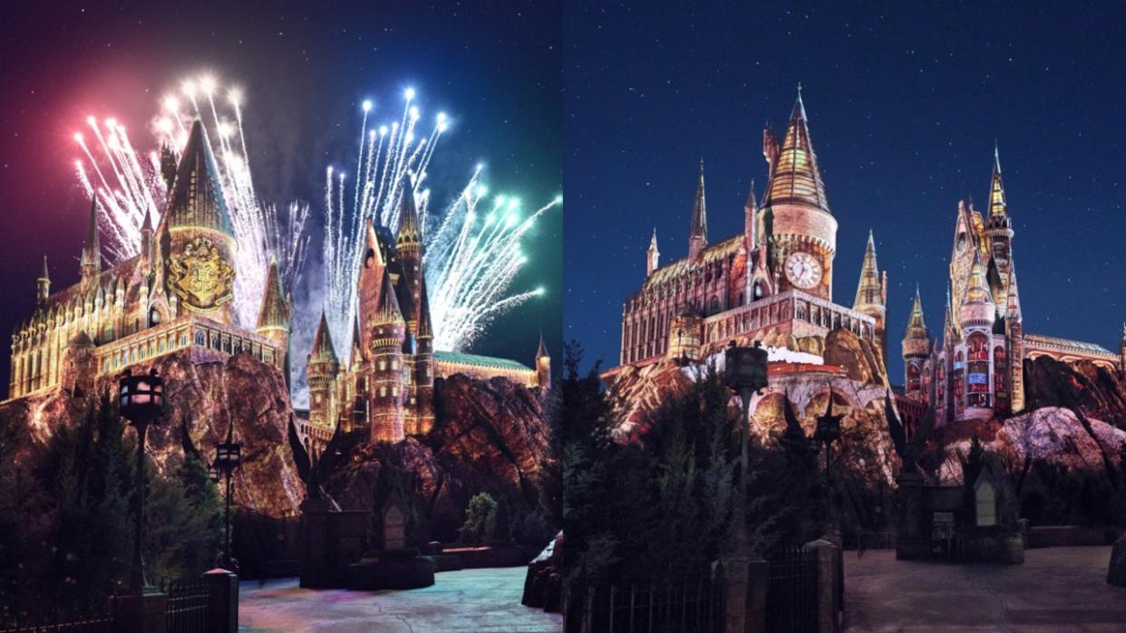 <div>The Hogwarts Always castle projection show in the Wizarding World of Harry Potter will debut on June 14 at Universal Islands of Adventure. (Photo: Universal Orlando Resort)</div>