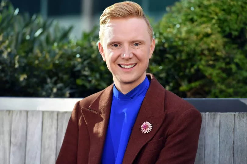 Owain Wyn Evans at BBC Central Square, Cardiff, ahead of his BBC Radio 2 debut at the weekend.