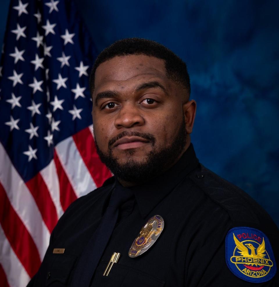 Phoenix Police Officer Harold Boswell is seen in this official police department portrait.