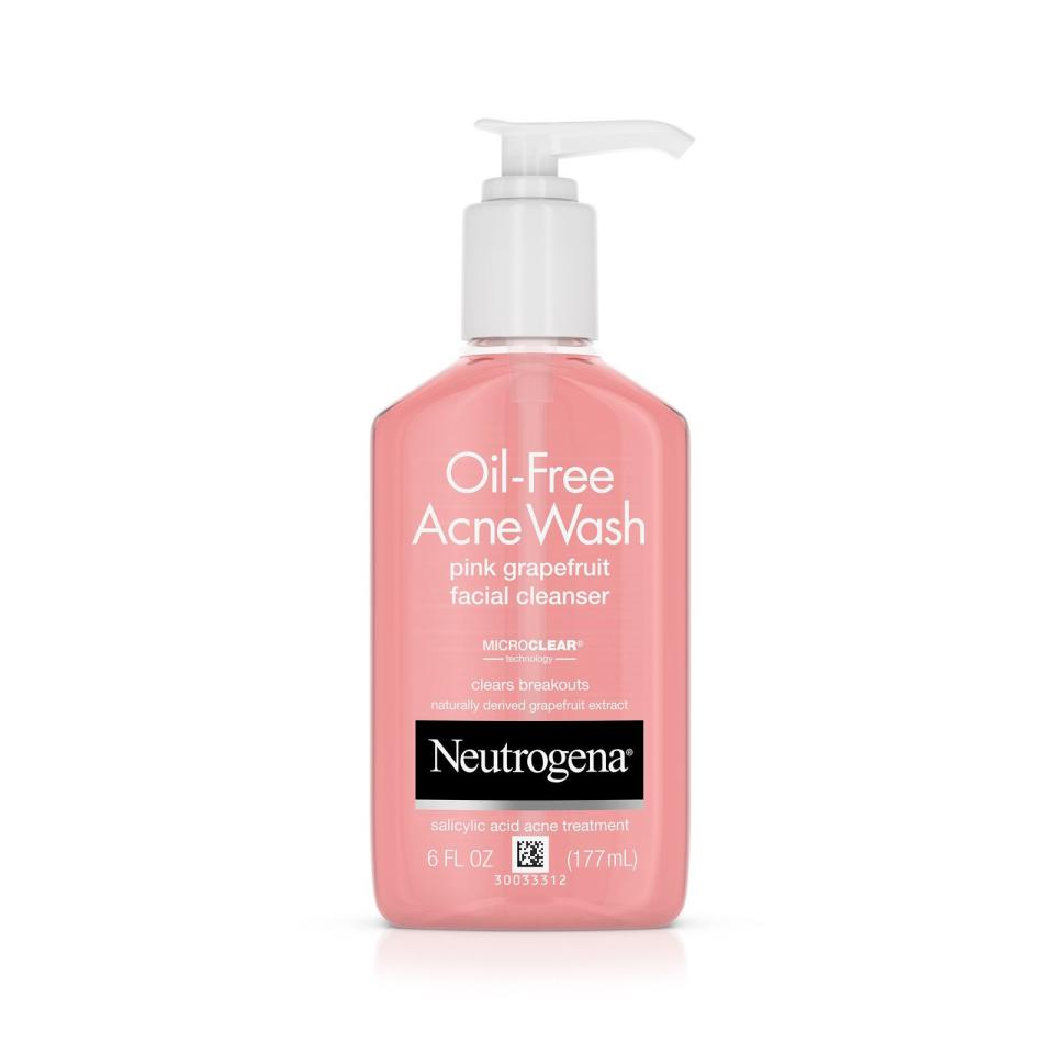 Neutrogena Oil-Free Acne Wash Pink Grapefruit Facial Cleanser