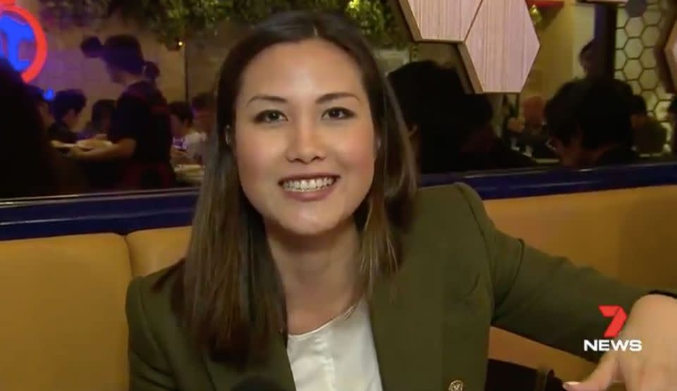 Celebrity chef Diana Chan was raving about the food on opening day. Source: 7 News