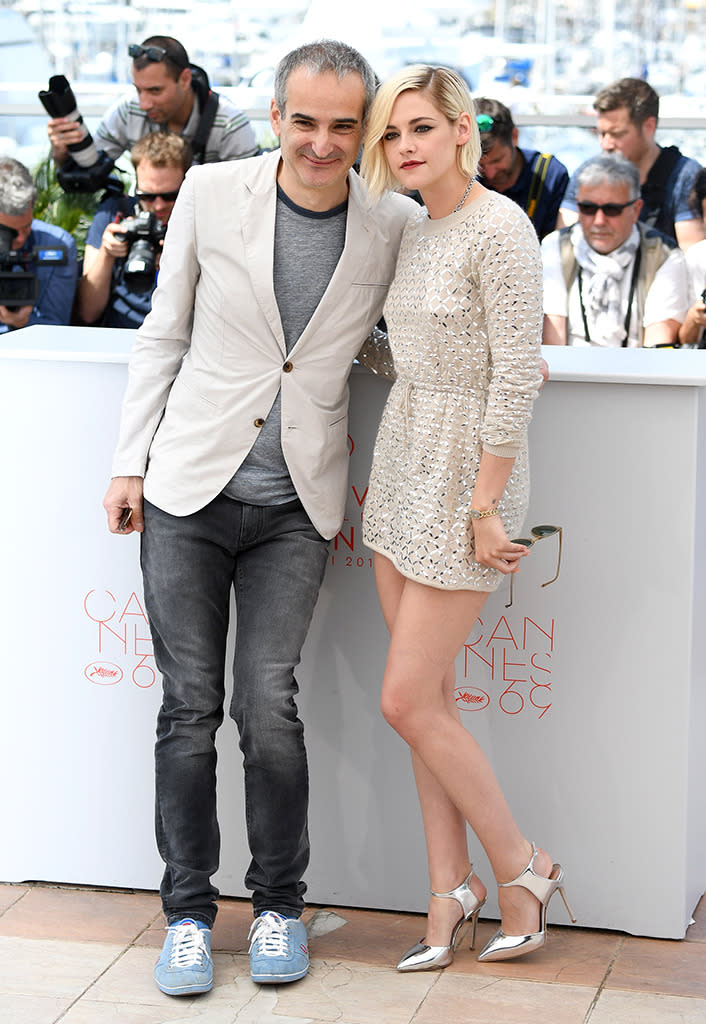 Olivier Assayas and Kristen Stewart