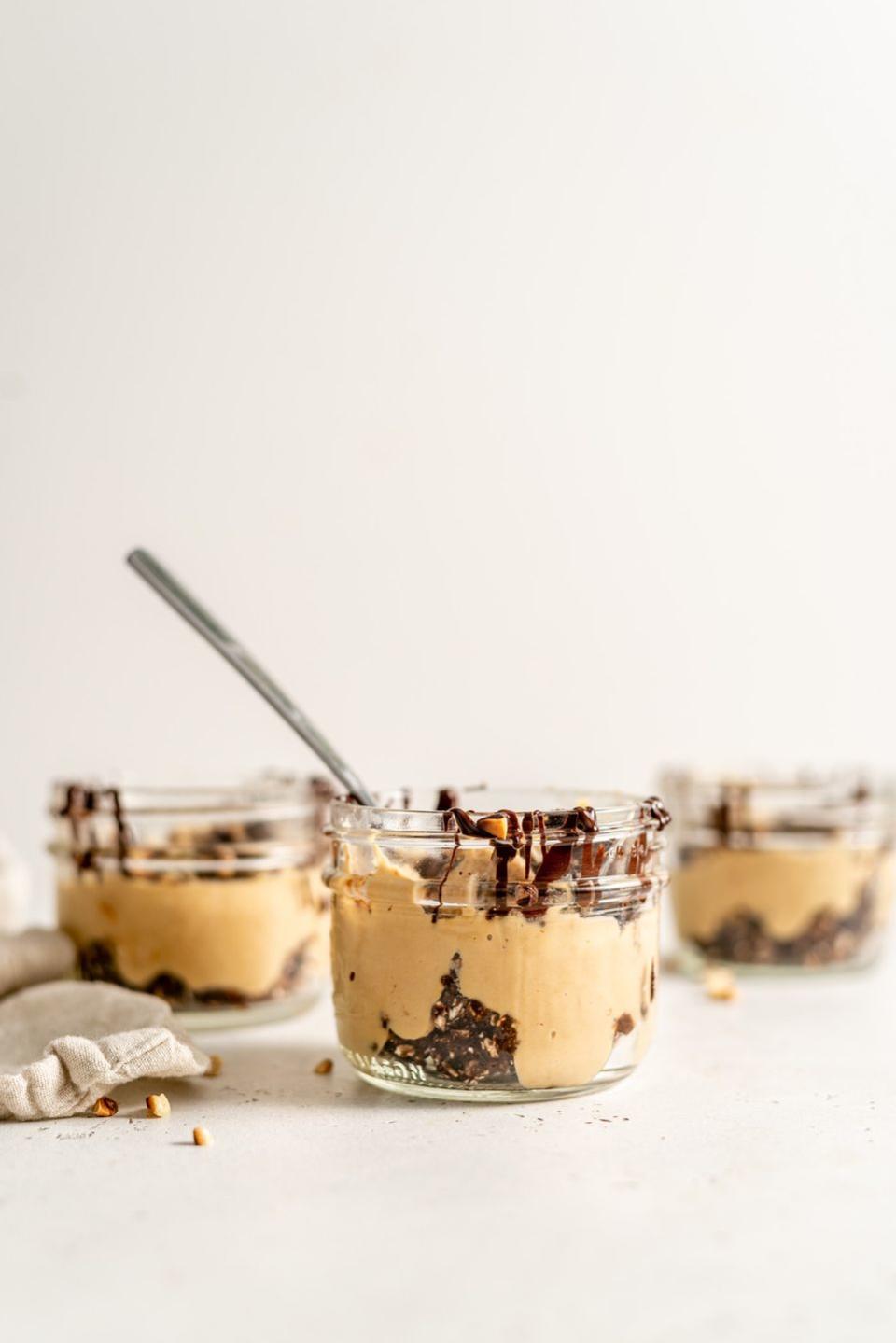 Vegan Peanut Butter Mousse Parfaits