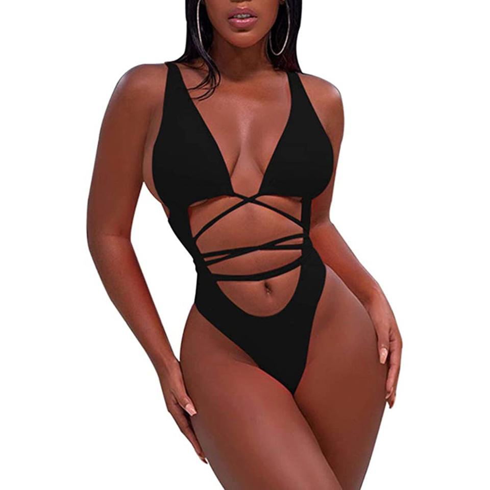 Strappy Bikini Sexy Wrap Around Swimwear