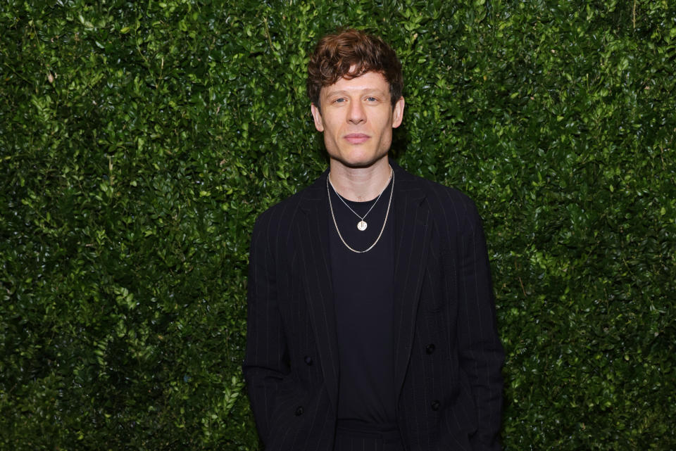 LONDON, ENGLAND - FEBRUARY 18: James Norton attends The Charles Finch & CHANEL 2023 Pre-BAFTA Party at 5 Hertford Street on February 18, 2023 in London, England. (Photo by Max Cisotti/Dave Benett/Getty Images)