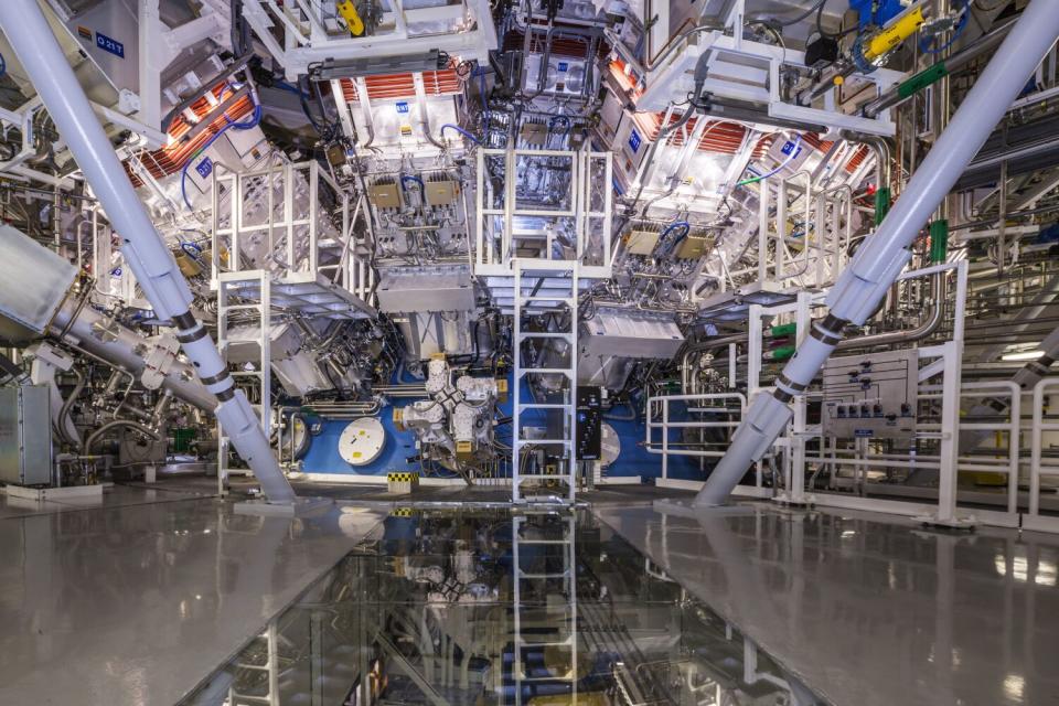 The National Ignition Facility Target Bay at Lawrence Livermore National Laboratory in Livermore, Calif.