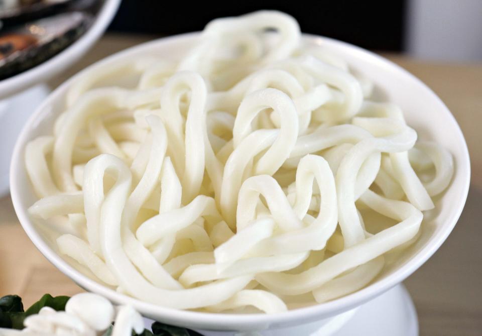 In Japan, it is customary to eat soba noodles on New Year's Eve (and on many other days) for good luck.