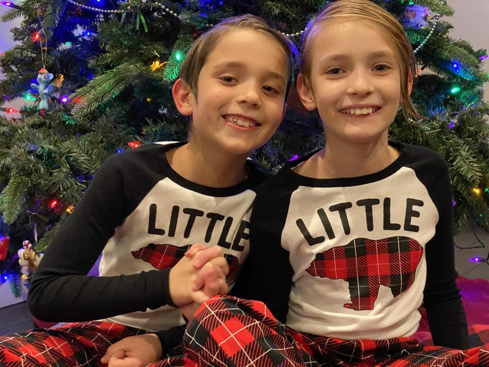 Bianca LeRoux's 10-year-old daughter, Lily, who now enjoys making Christmas magic for her younger brother, Casey, 9. (Photo: Bianca LeRoux)