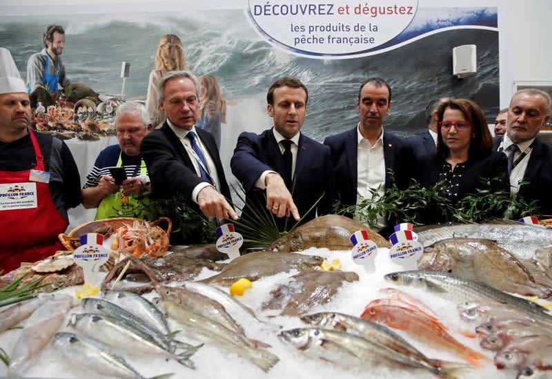 French President Macron visits France's International Agriculture Fair in Paris