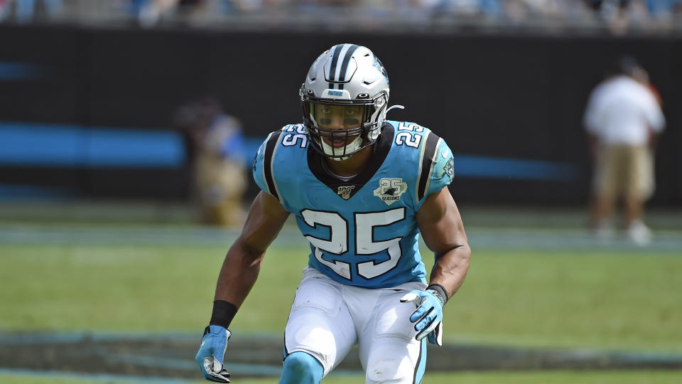 Carolina Panthers strong safety Eric Reid had lawyers break down the 456-page proposed CBA. (AP/Mike McCarn)