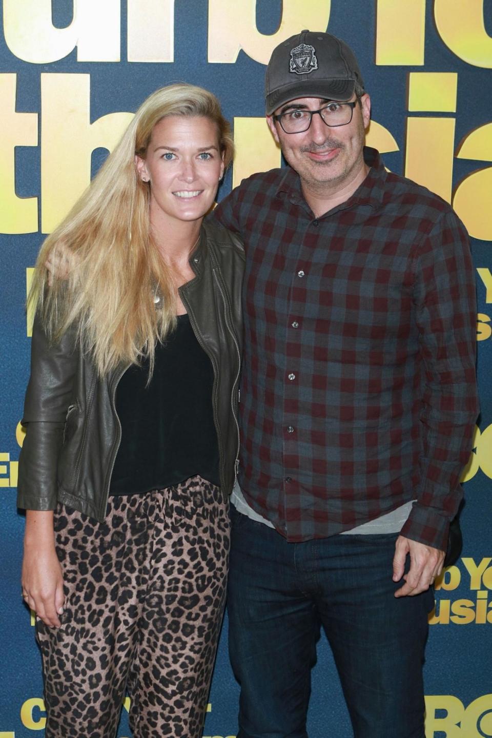 Oliver with his wife, doctor Kate Norley (Rex Features)