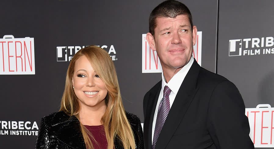 Mariah Carey and James Packer. Photo: Getty Images.