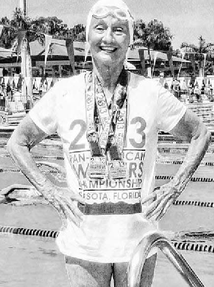 Janet Moeller, 79, captured gold at the Pan American Masters Championship.