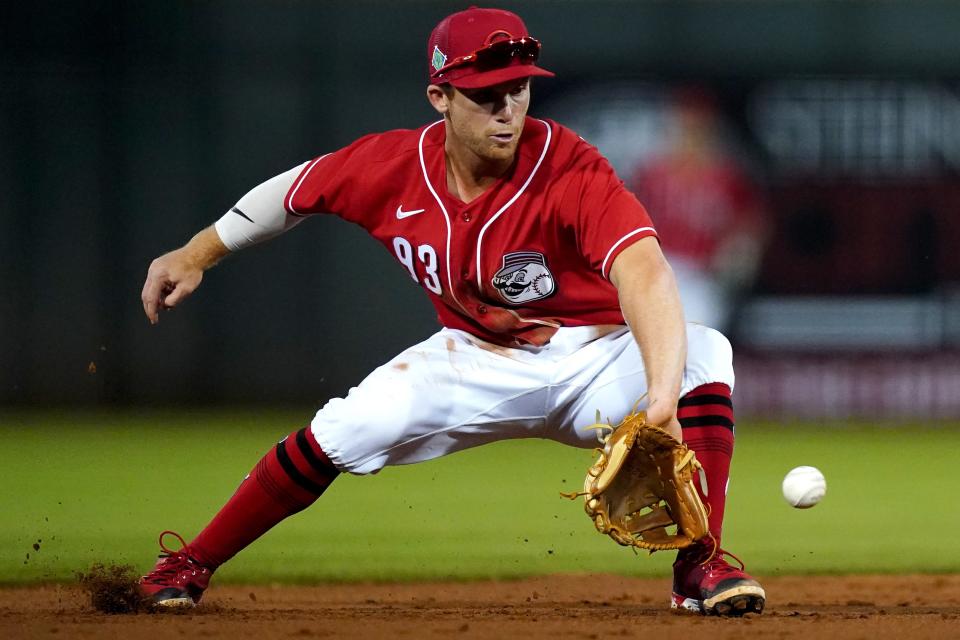 Reds prospect Matt McLain played shortstop and second base this year, and he has college experience in center field.