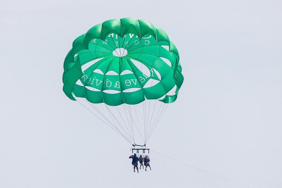 Point Pleasant Parasail takes people 500 feet in the air for 10 to 12 minutes.