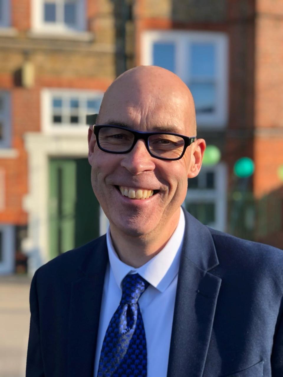 David Ashley, headteacher at Greenslade Primary School in Greenwich (David Ashley)