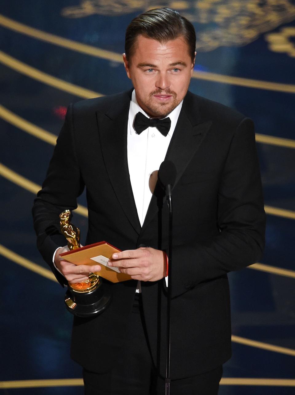 2016: LEONARDO DICAPRIO FINALLY WINS HIS OSCAR