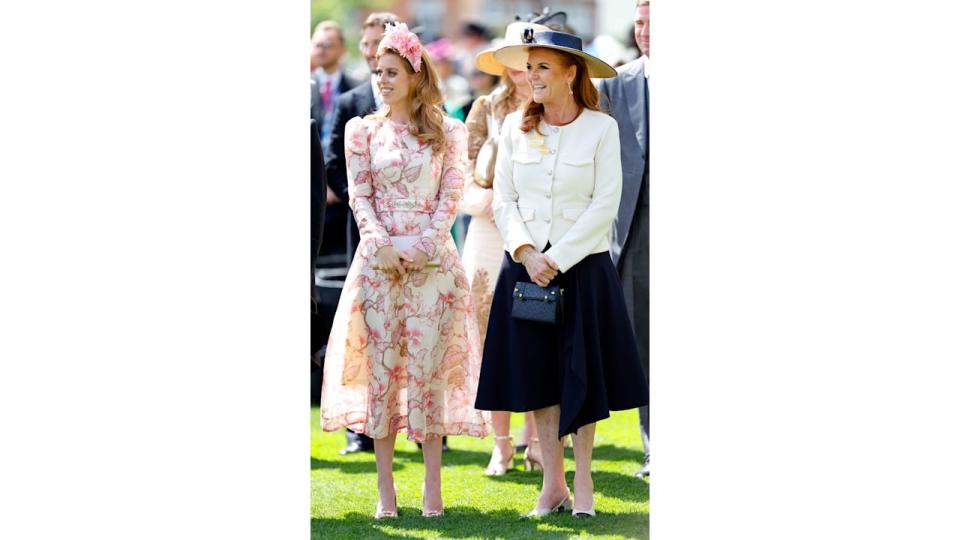 Sarah Ferguson and Princess Beatrice at Royal Ascot