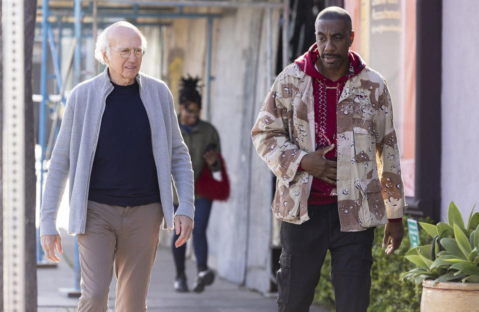 Larry David and J.B. Smoove in 