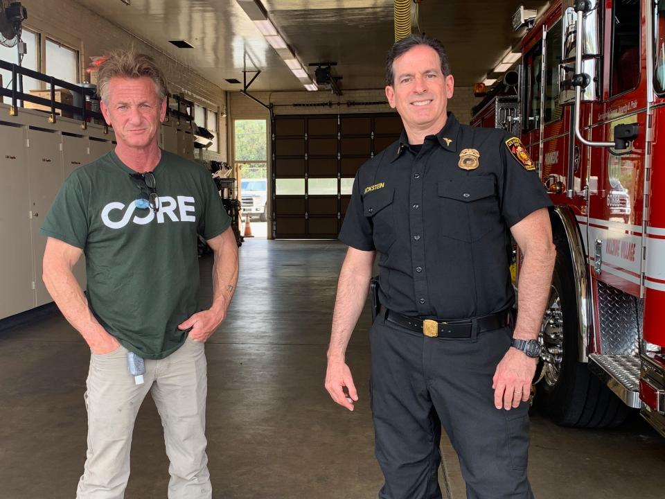 CORE Founder SeanPenn and LAFD Dr. Marc Eckstein