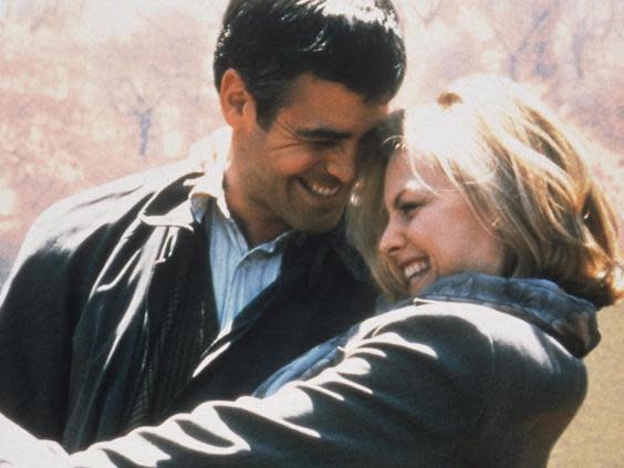 George Clooney and Michelle Pfeiffer in ‘One Fine Day’ (Rex)