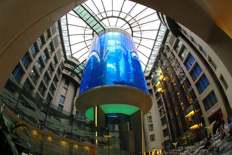 Aquarium Bursts At Radisson Hotel In Berlin