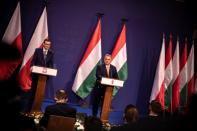 Hungarian PM Orban and Polish PM Morawiecki meet in Budapest