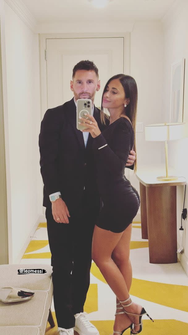 Leo Messi y Antonela Roccuzzo compartieron una cita romántica (Foto: Instagram @antonelaroccuzzo)