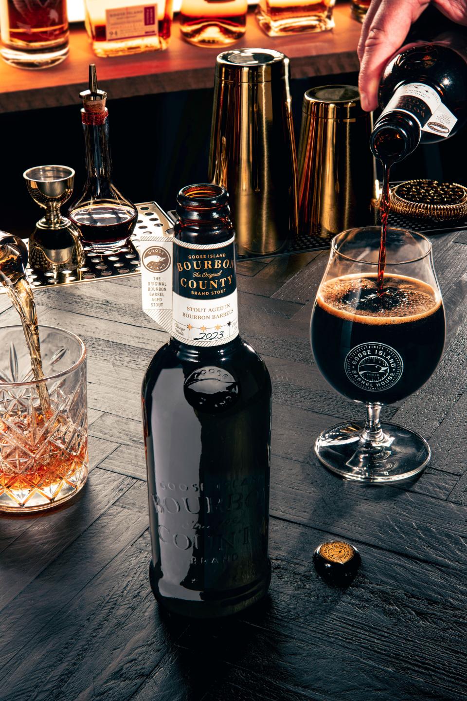Goose Island Beer Co. releases its Bourbon County Stout Brand beers annually on Black Friday.