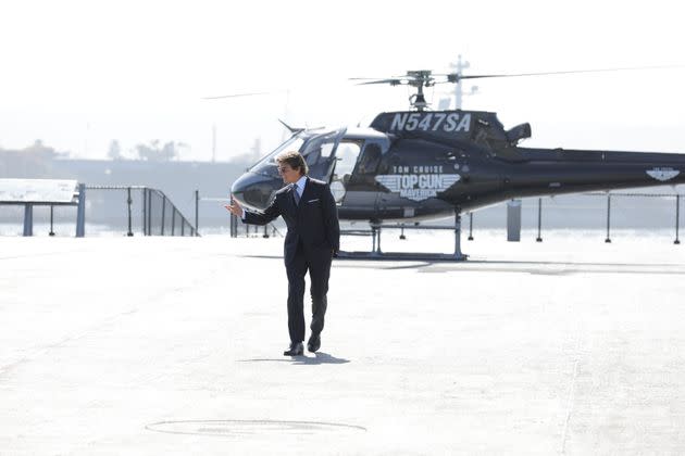 Tom Cruise attends the Global Premiere of Top Gun: Maverick on May 04, 2022 in San Diego, California. (Photo by Amy Sussman/Getty Images for Paramount Pictures) (Photo: Amy Sussman via Getty Images)