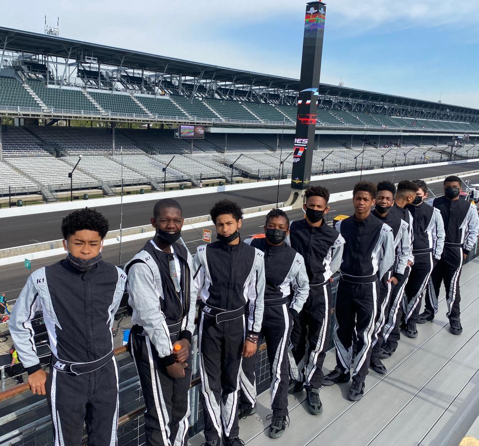 Members of the NXG Youth Motorsports program spent the day at Indianapolis Motor Speedway Saturday, May 15, 2021.