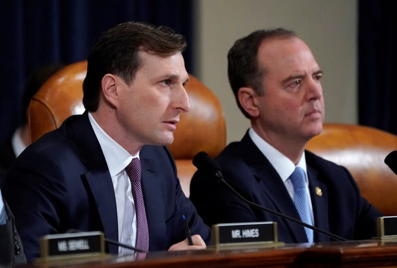 Attorney Daniel Goldman speaks as House Intelligence Committee holds hearing on Trump impeachment inquiry on Capitol Hill in Washington