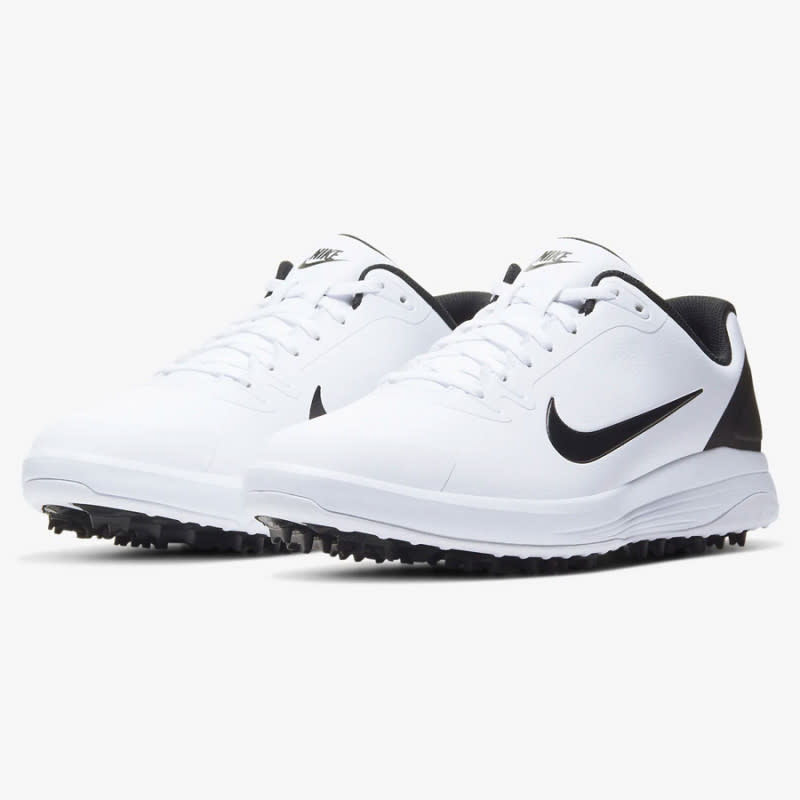 <p>Courtesy of Nike</p><p>One of Nike’s most affordable men’s golf shoes, the Infinity G is a classic golf-style silhouette in white with small integrated spikes that hold onto the ground so you can focus on holding the club. They’re waterproof—because it only ever rains during a tee time—and comfortable enough to get you through an entire day at the links. Grab your size while it’s still in stock.</p><p>[$75; <a href="https://clicks.trx-hub.com/xid/arena_0b263_mensjournal?q=https%3A%2F%2Fhowl.me%2FckMhtpg6ABC&event_type=click&p=https%3A%2F%2Fwww.mensjournal.com%2Fstyle%2Fnike-mens-shoe-sale-october-2023%3Fpartner%3Dyahoo&author=Anthony%20Mastracci&item_id=ci02cbb36fe0002679&page_type=Article%20Page&partner=yahoo&section=sneakers&site_id=cs02b334a3f0002583" rel="nofollow noopener" target="_blank" data-ylk="slk:nike.com;elm:context_link;itc:0;sec:content-canvas" class="link ">nike.com</a>]</p>