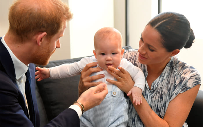 Harry, Meghan y Archie