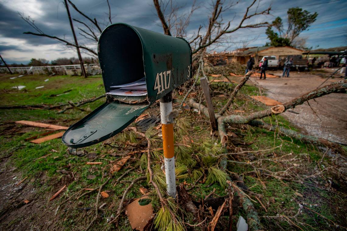 The mailbox was untouched.