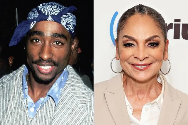 <p>Ron Galella/WireImage; Cindy Ord/Getty</p> Tupac Shakur; Jasmine Guy