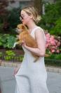 <p>Lawrence's love for her dog, Pippi, knows no bounds. In her 2017 cover interview with <a href="https://www.vogue.com/article/jennifer-lawrence-vogue-september-issue-2017-cover" rel="nofollow noopener" target="_blank" data-ylk="slk:Vogue;elm:context_link;itc:0;sec:content-canvas" class="link ">Vogue</a>, it was revealed that an oil painting of Pippi hangs in the Silver Linings Playbook actresses' living room. </p>