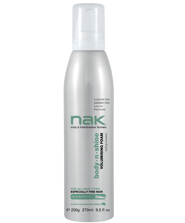 NAK Body.n.Shine Volumising Foam - $19.95