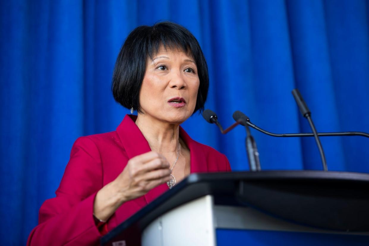 Toronto Mayor Olivia Chow has vowed to clean up the mess from the vacant home tax rollout this year. (Michael Wilson/CBC - image credit)