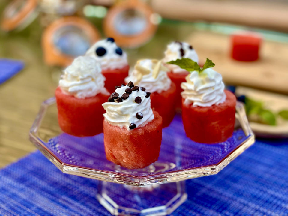 Joy Bauer's Mini Watermelon Cakes. (Courtesy Joy Bauer)