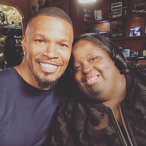 <p>Jamie Foxx/ Instagram</p> "I wish you were here," Fox posted on Instagram in a tribute to his younger sister DeOndra Dixon, who would have been 39 years old today.